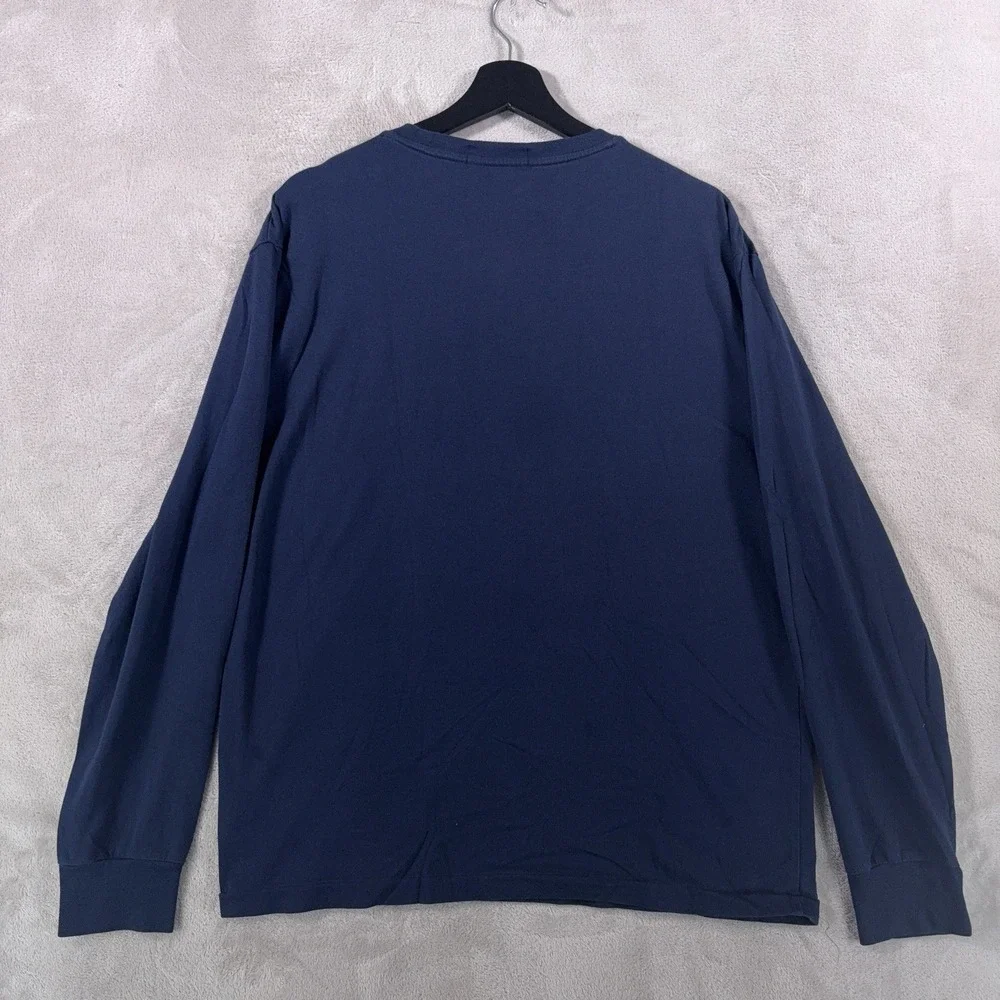 Polo Ralph Lauren Polo Ski Long Sleeve T Shirt Mens Medium Blue Graphic
